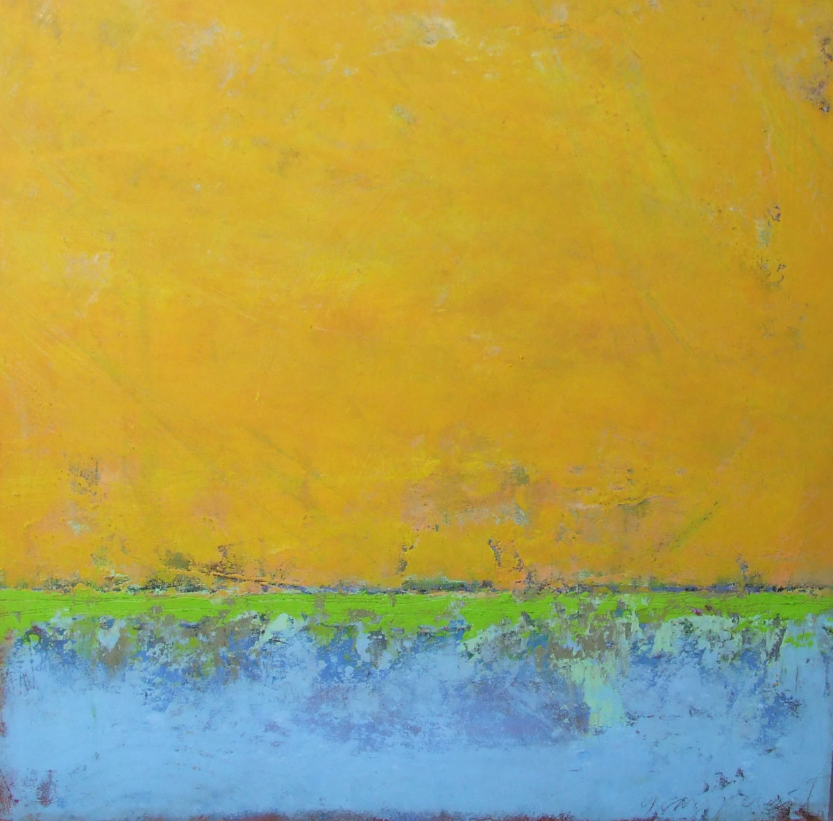 Wisdom 18x18 by Ginnie Cappaert 