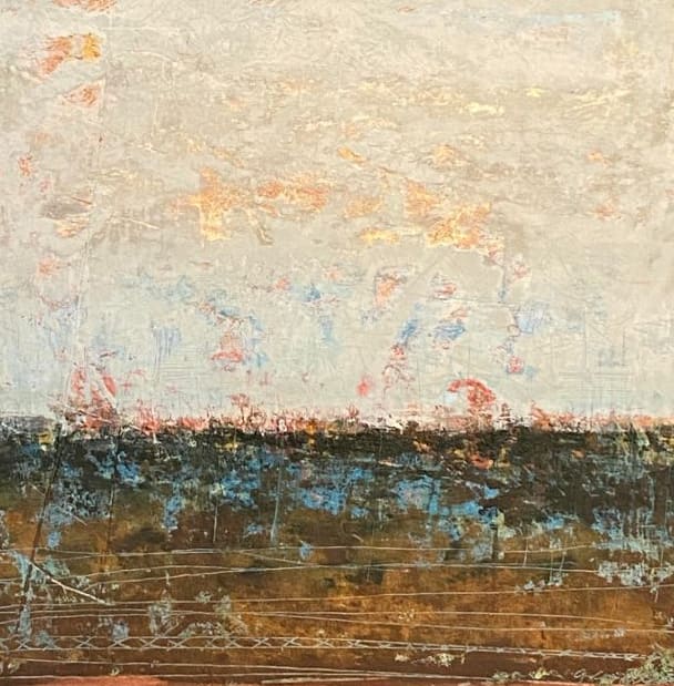 Climb 2, 16x16 by Ginnie Cappaert 