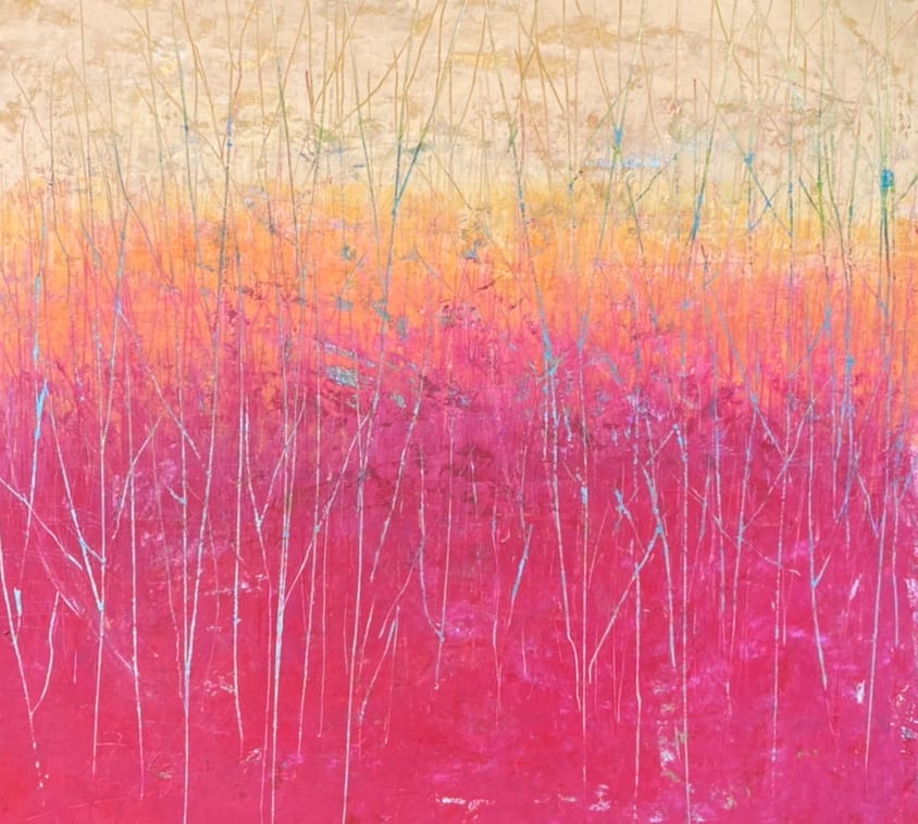 Color Dances, 30x30" by Ginnie Cappaert, Image 1.