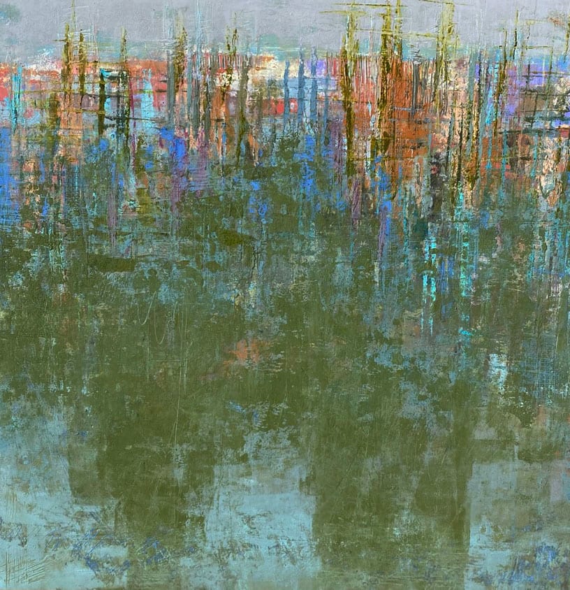 Energy, 16x16" by Ginnie Cappaert 