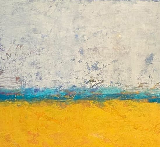 From Here on Out, 22x22" by Ginnie Cappaert 