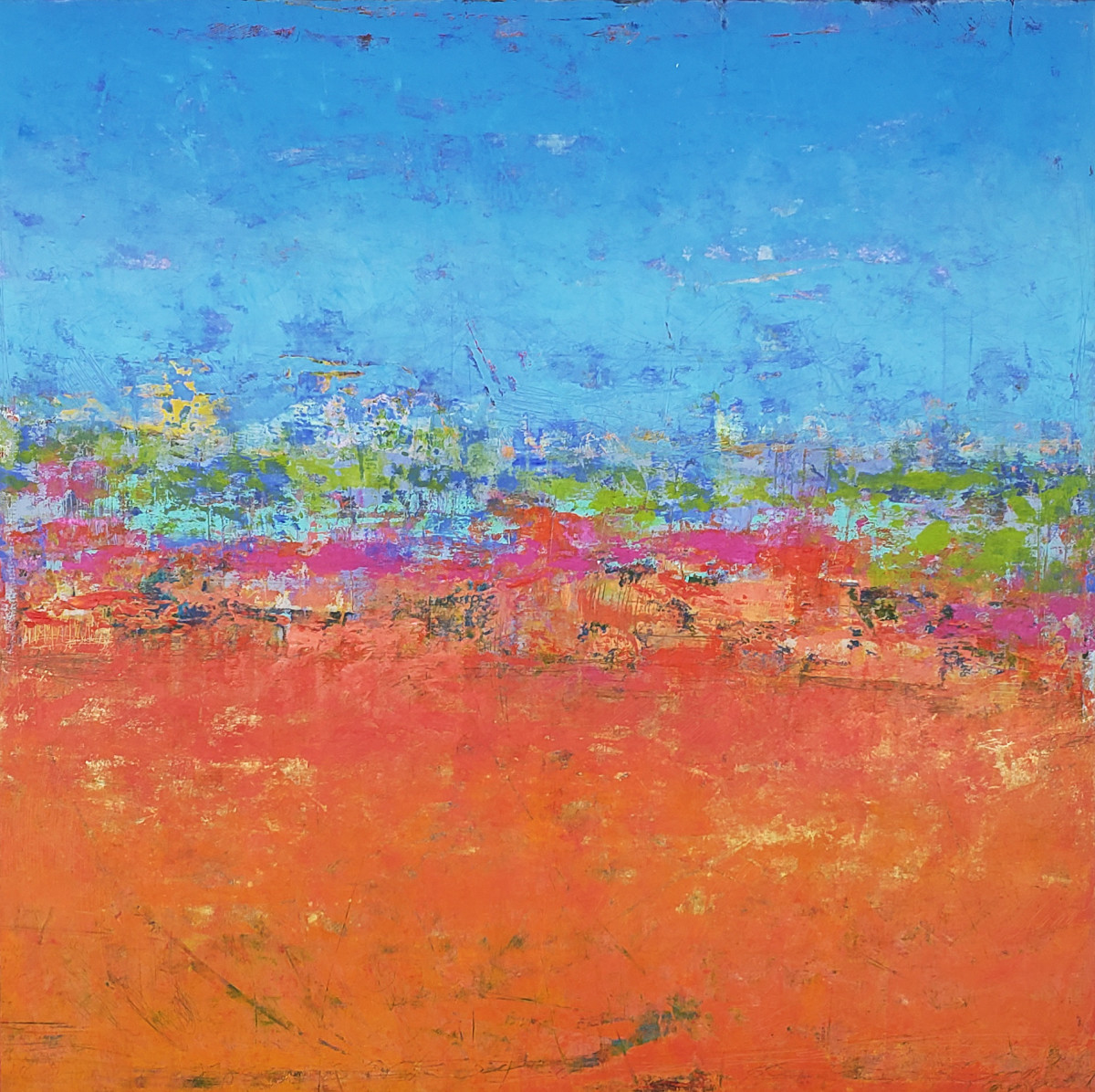 Golden Field by Ginnie Cappaert 