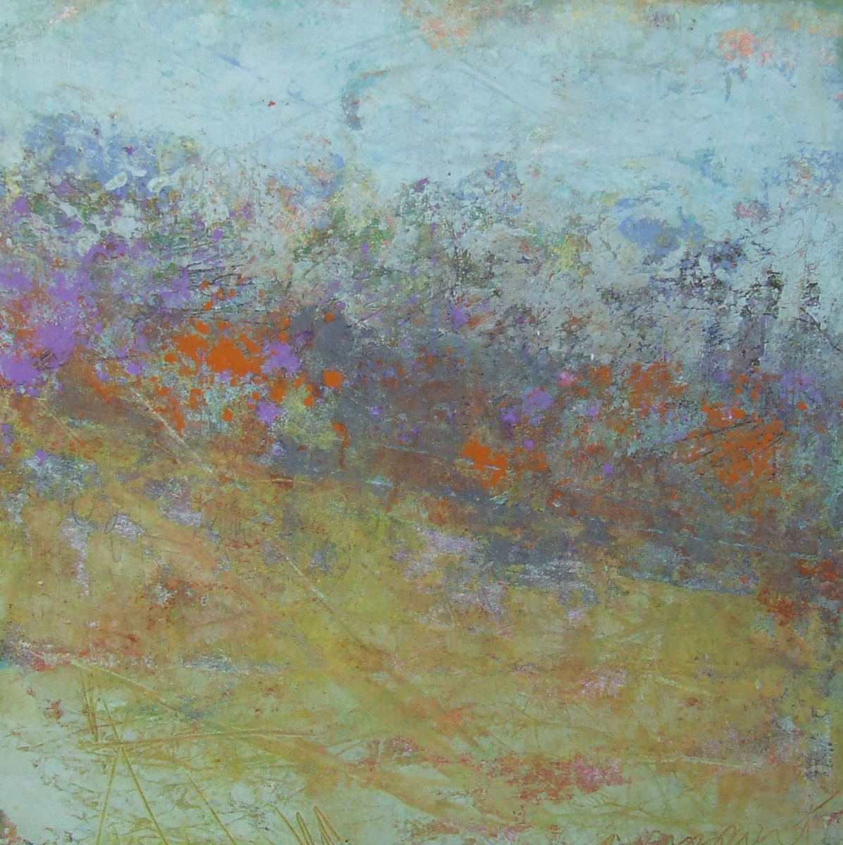 High Waves 10x10 by Ginnie Cappaert 