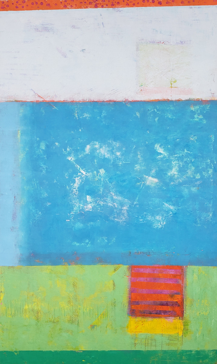 Moments of Space 4, 36x22 by Ginnie Cappaert 