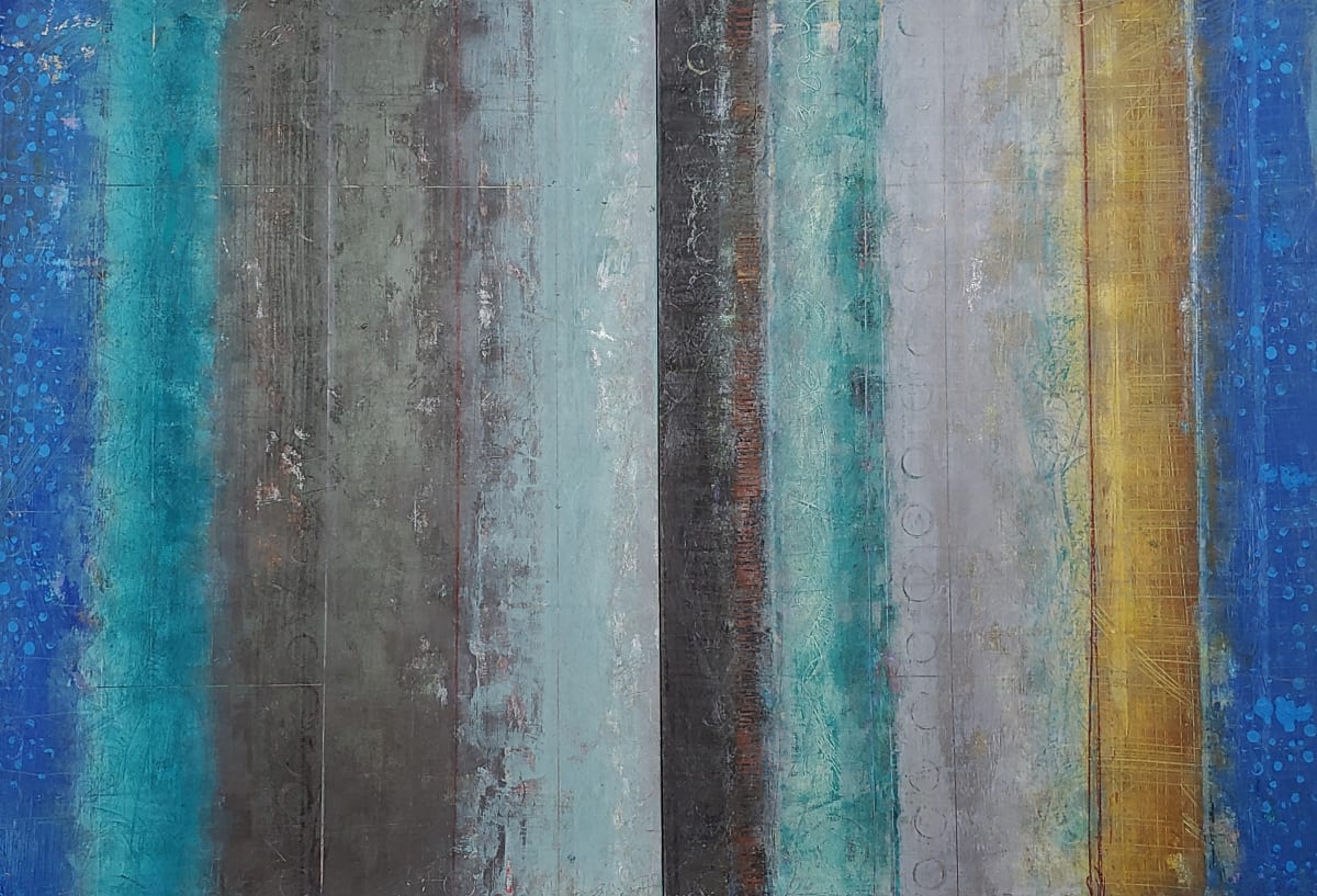 Natures Layers (diptych) by Ginnie Cappaert 
