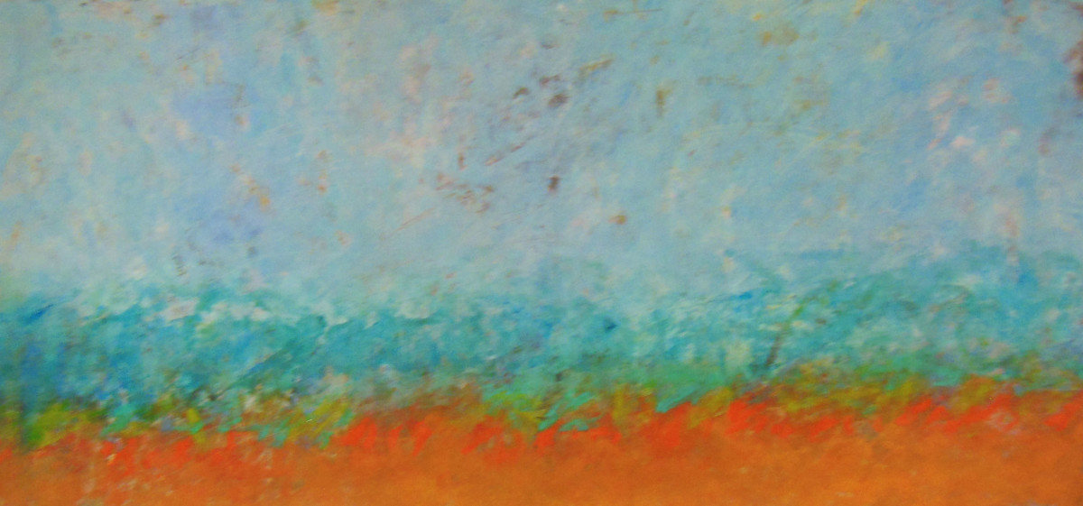 Finding Out, 24x48" by Ginnie Cappaert 