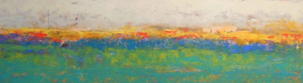 Poetic Dance 4, 12x42" by Ginnie Cappaert 