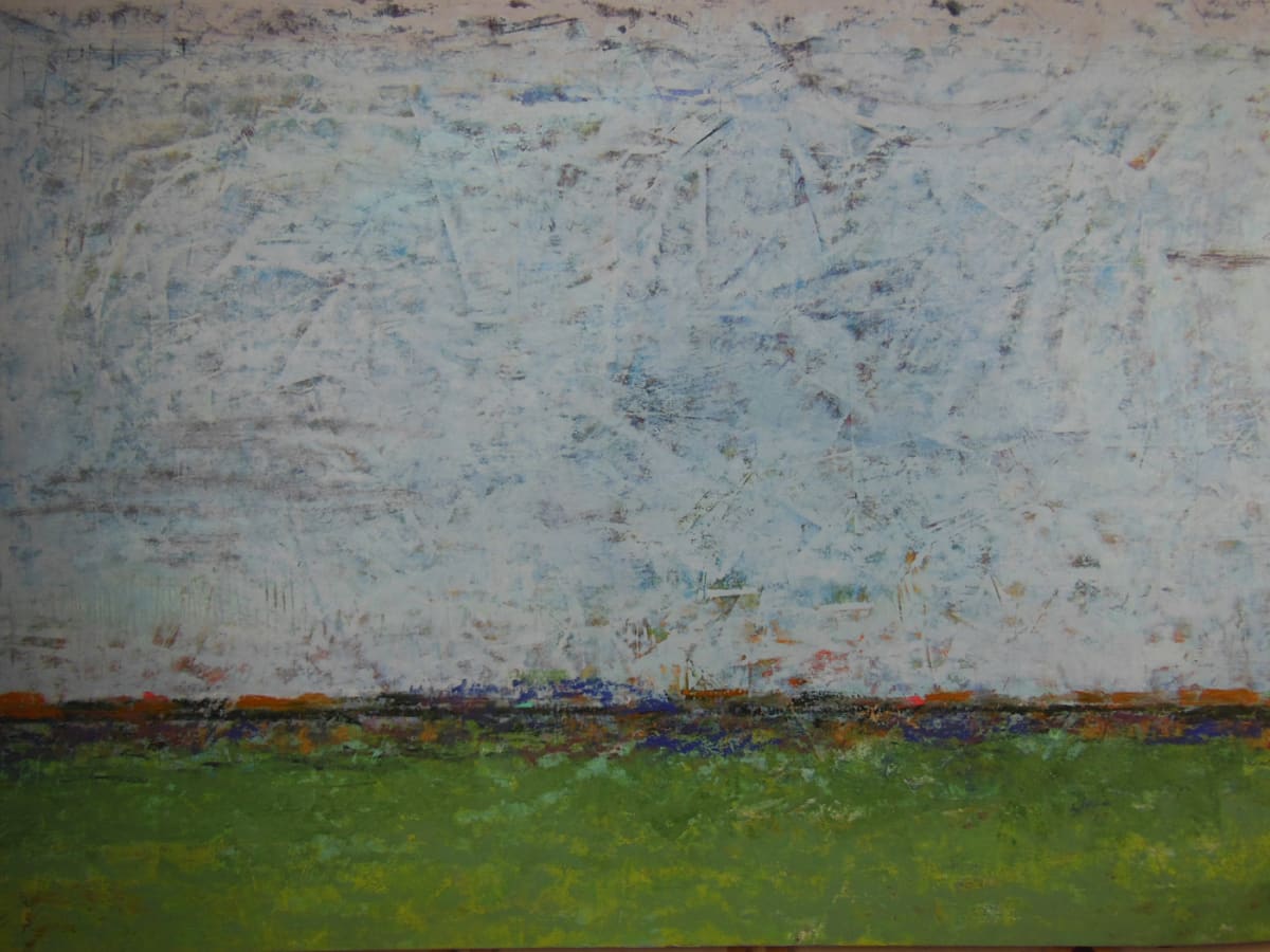 Silence Between the thoughts, 48x72" by Ginnie Cappaert 