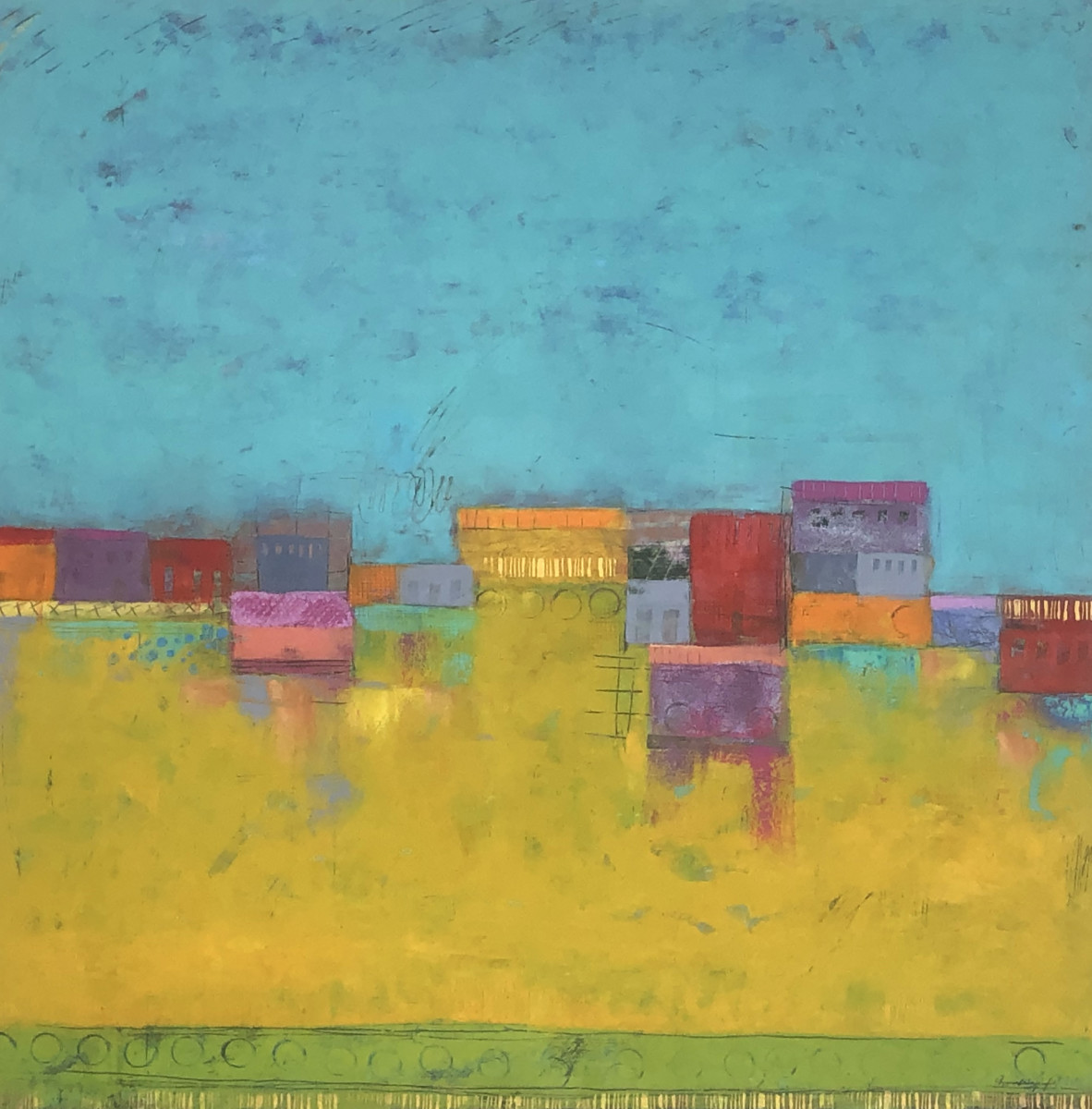 Small Village Happy Life #12 by Ginnie Cappaert, Image 1.