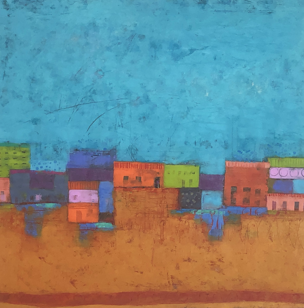 Small Village Happy Life #14 by Ginnie Cappaert, Image 1.