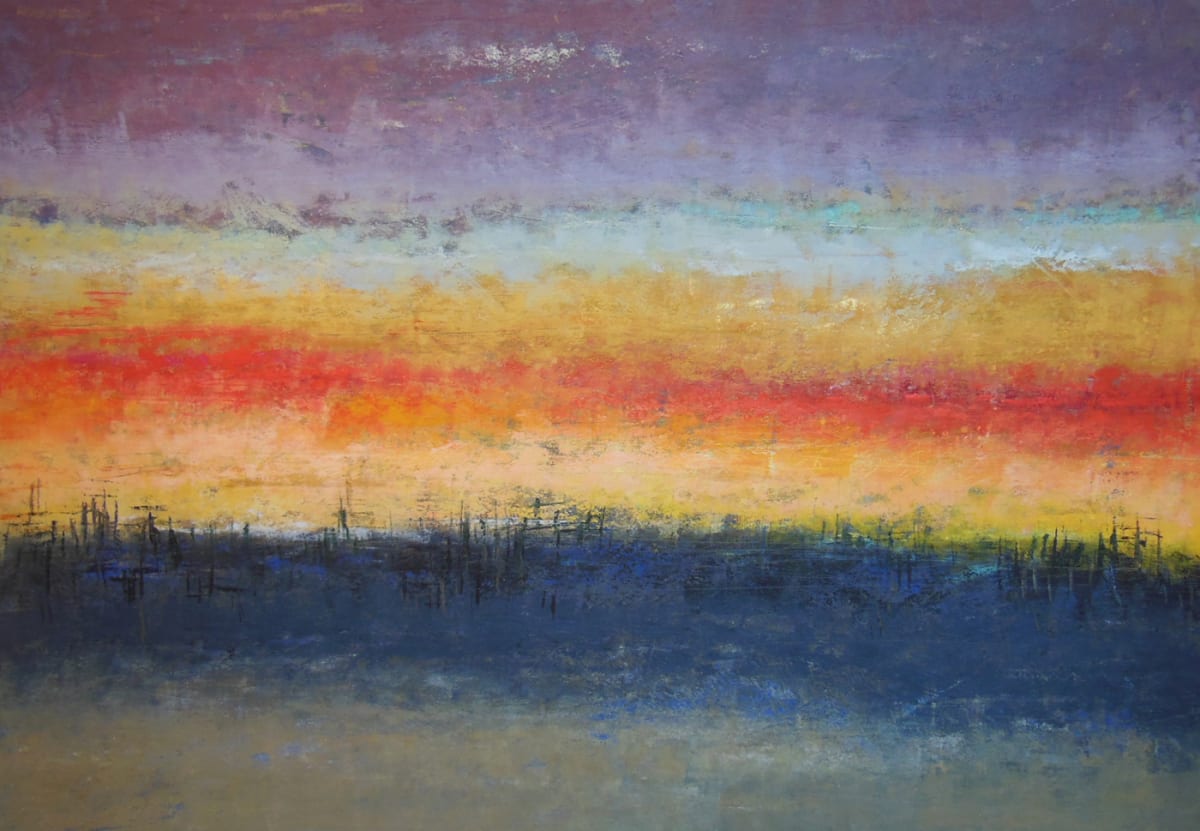 Sunset in the Treetops 2, 40x55", Image 1.