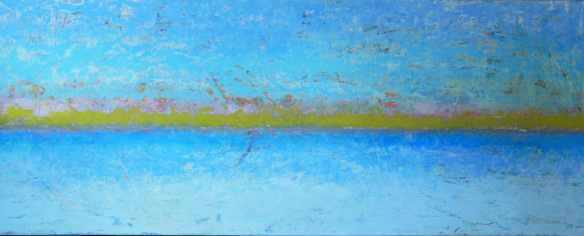 The space between, 24x60" by Ginnie Cappaert 