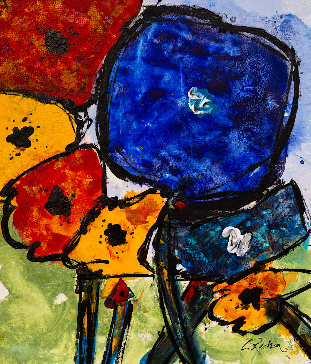 Poppy Dance I (hold thru 8/20/26) by louie . rochon . fine . art, Image 1.