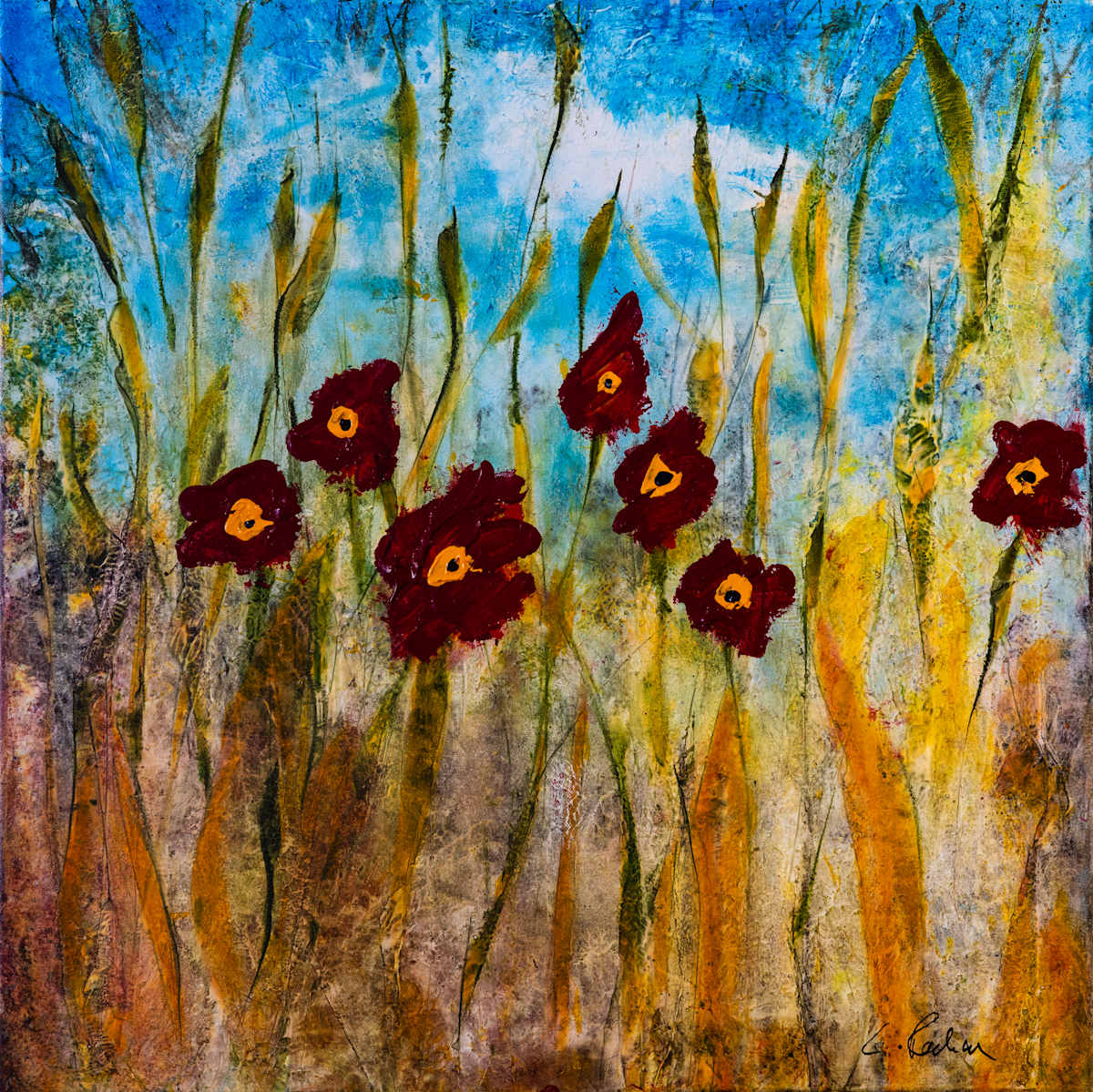 The Blessing Field by louie . rochon . fine . art 