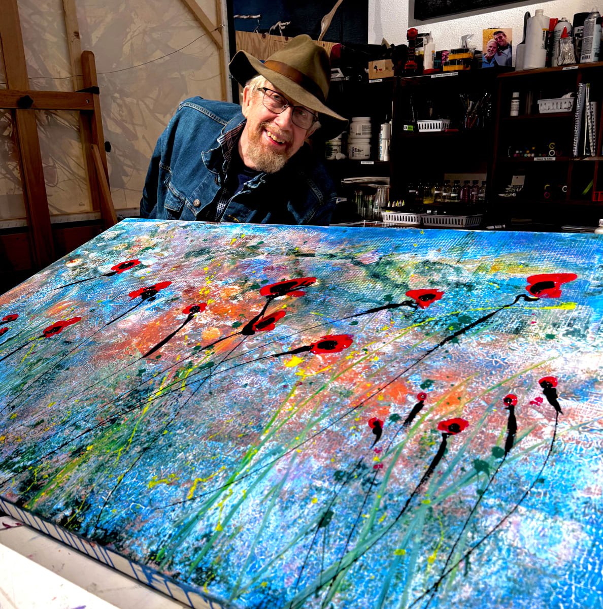 Wild Roses at Dawn by louie . rochon . fine . art 