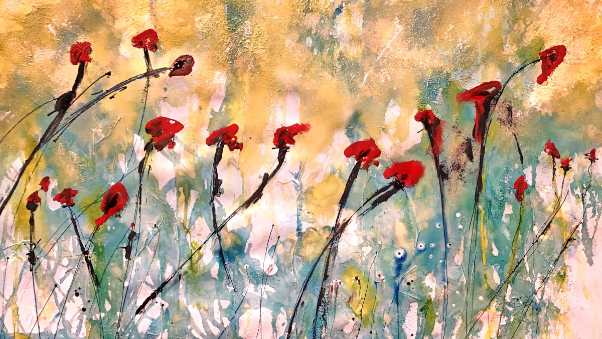 Wild Roses by louie . rochon . fine . art 