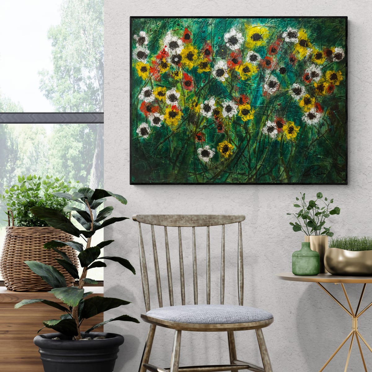 Winter Garden by louie . rochon . fine . art 