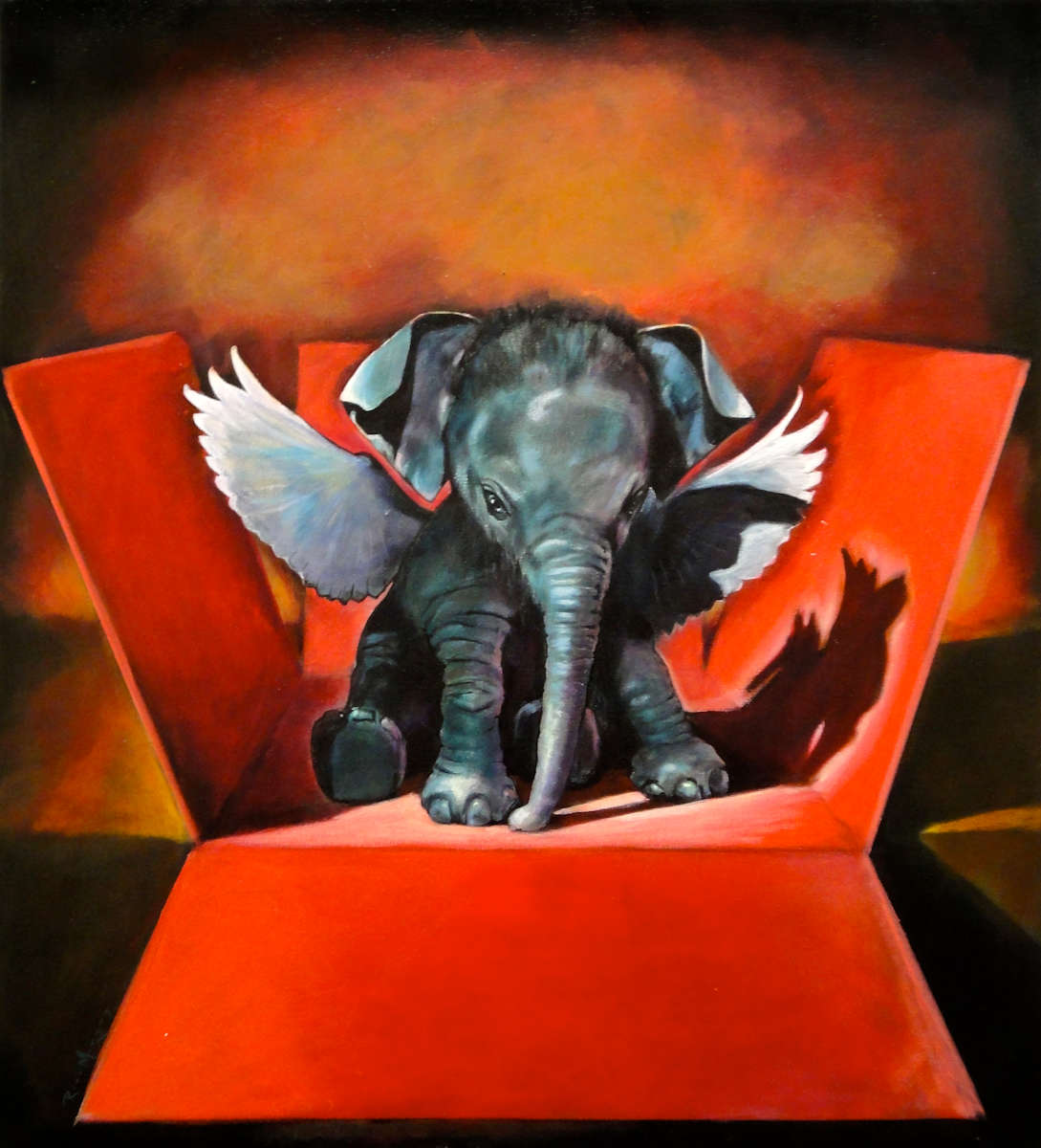 Baby Winged Elephant by Ross Morgan, Image 1.