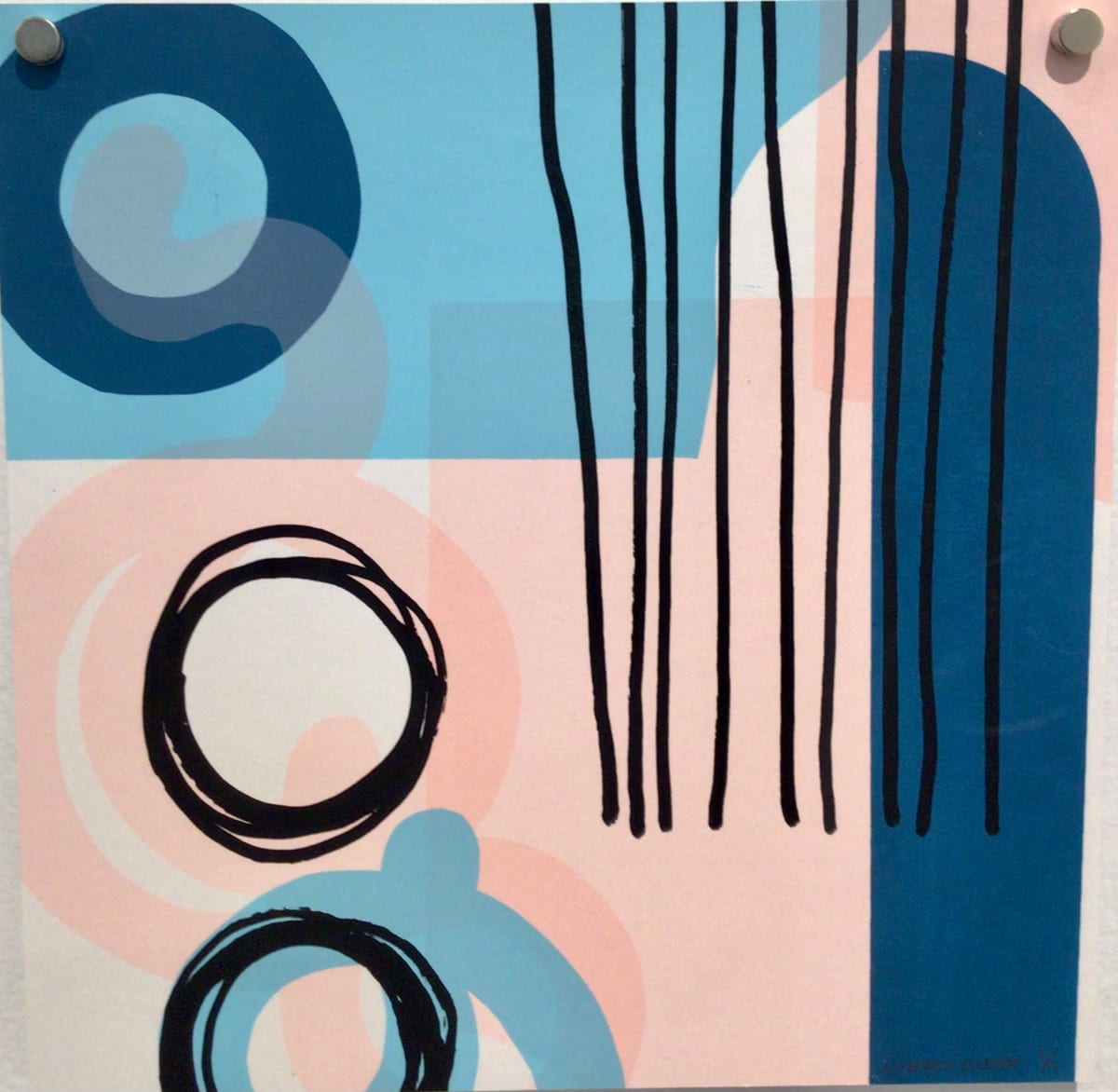 Untitled with Pink by Aubrey Dunn 