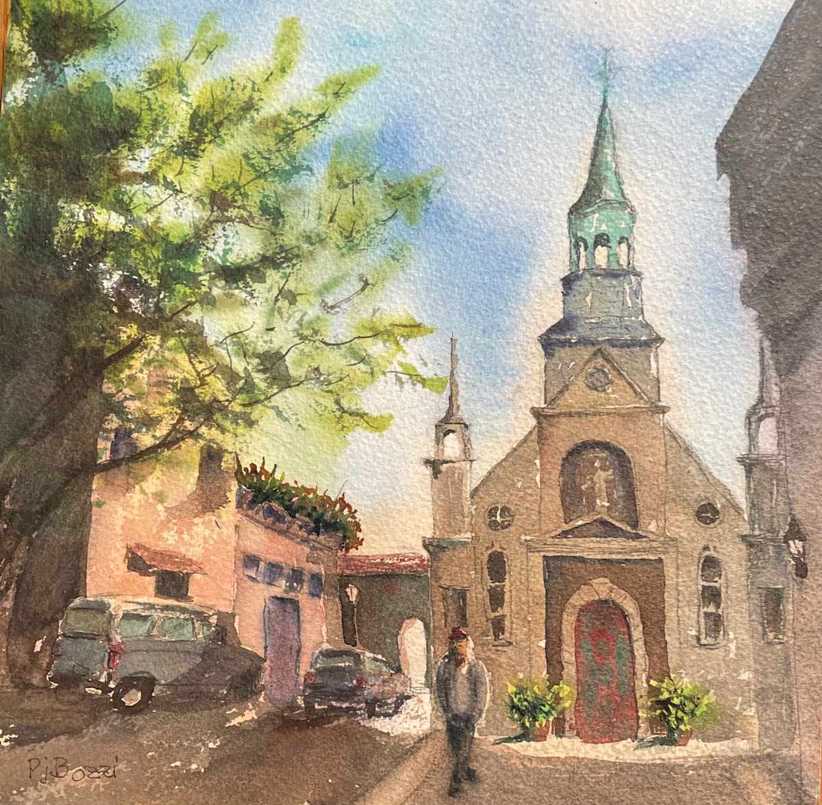 Church Facade by Pamela J Bozzi 