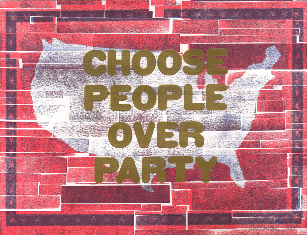 Choose People Over Party by Val Lucas 