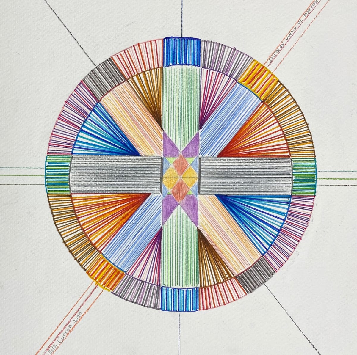 Homage to Hilma af Klint by Elizabeth Curren 