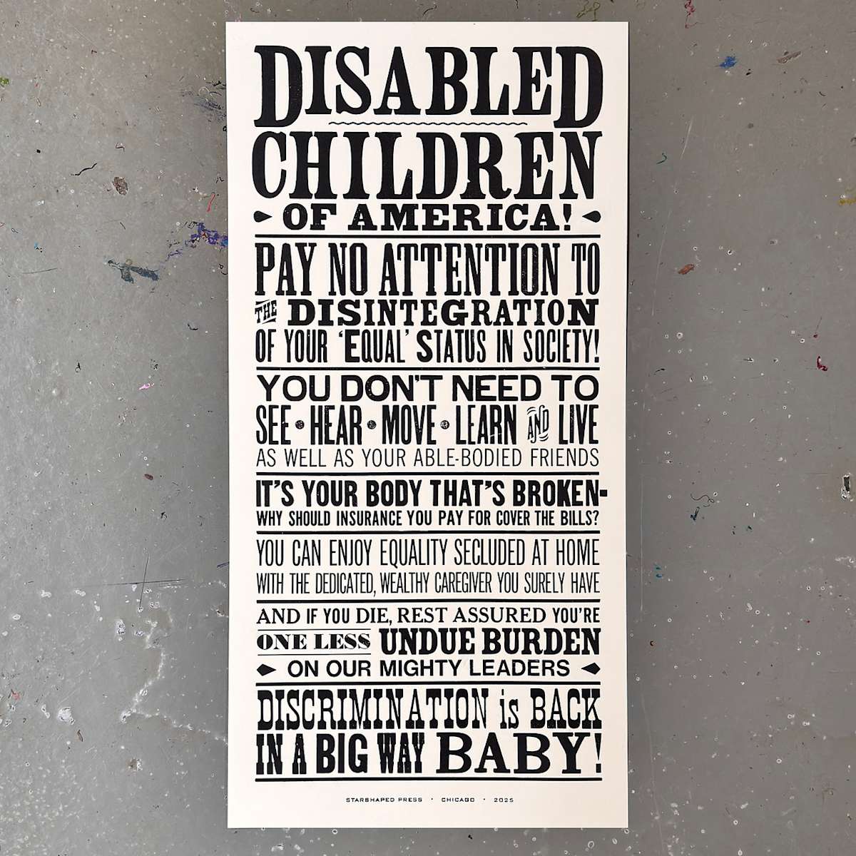 Disabled Children of America! by Jennifer Farrell 