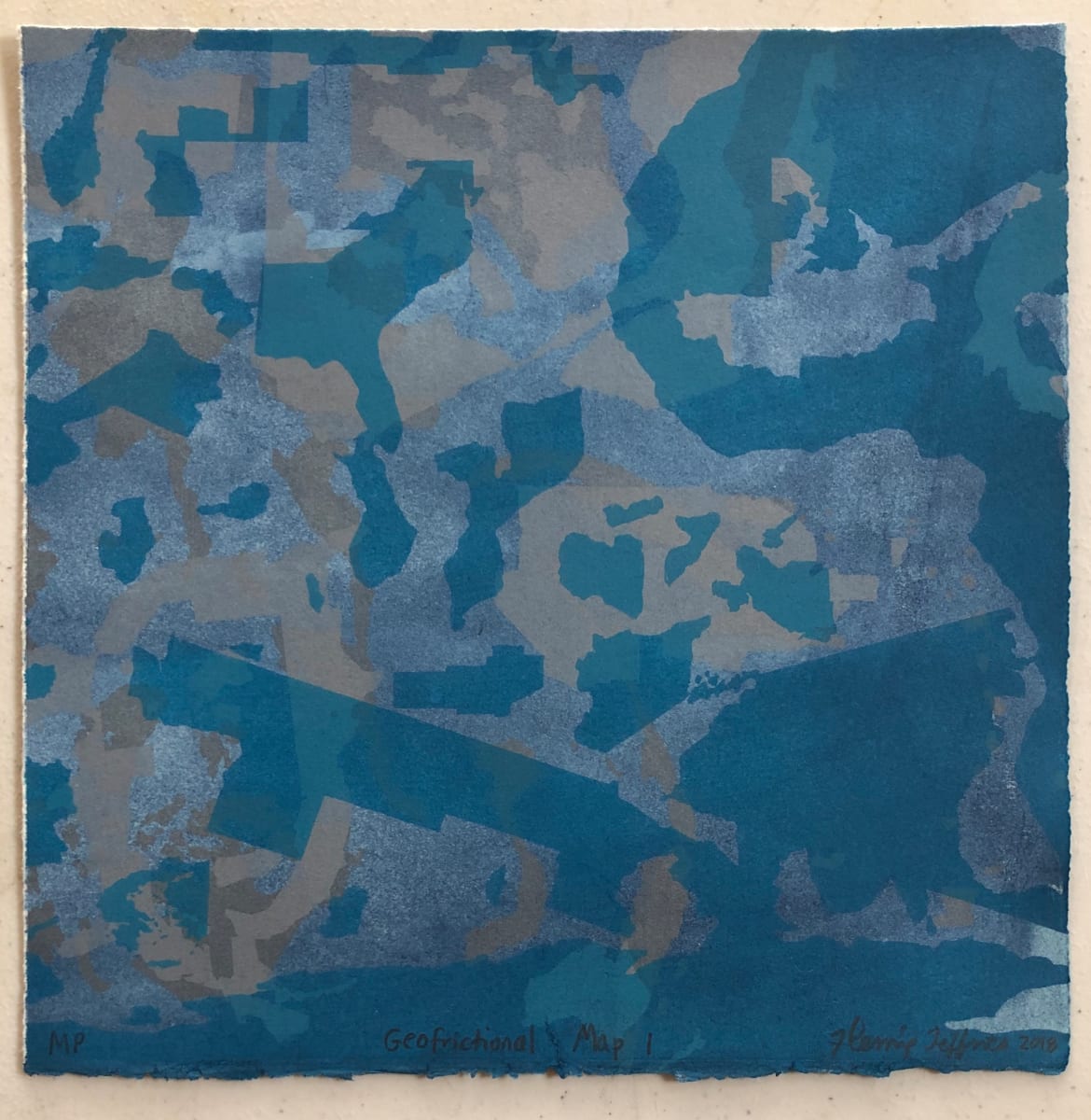 Geofrictional Map 1 by Fleming Jeffries 