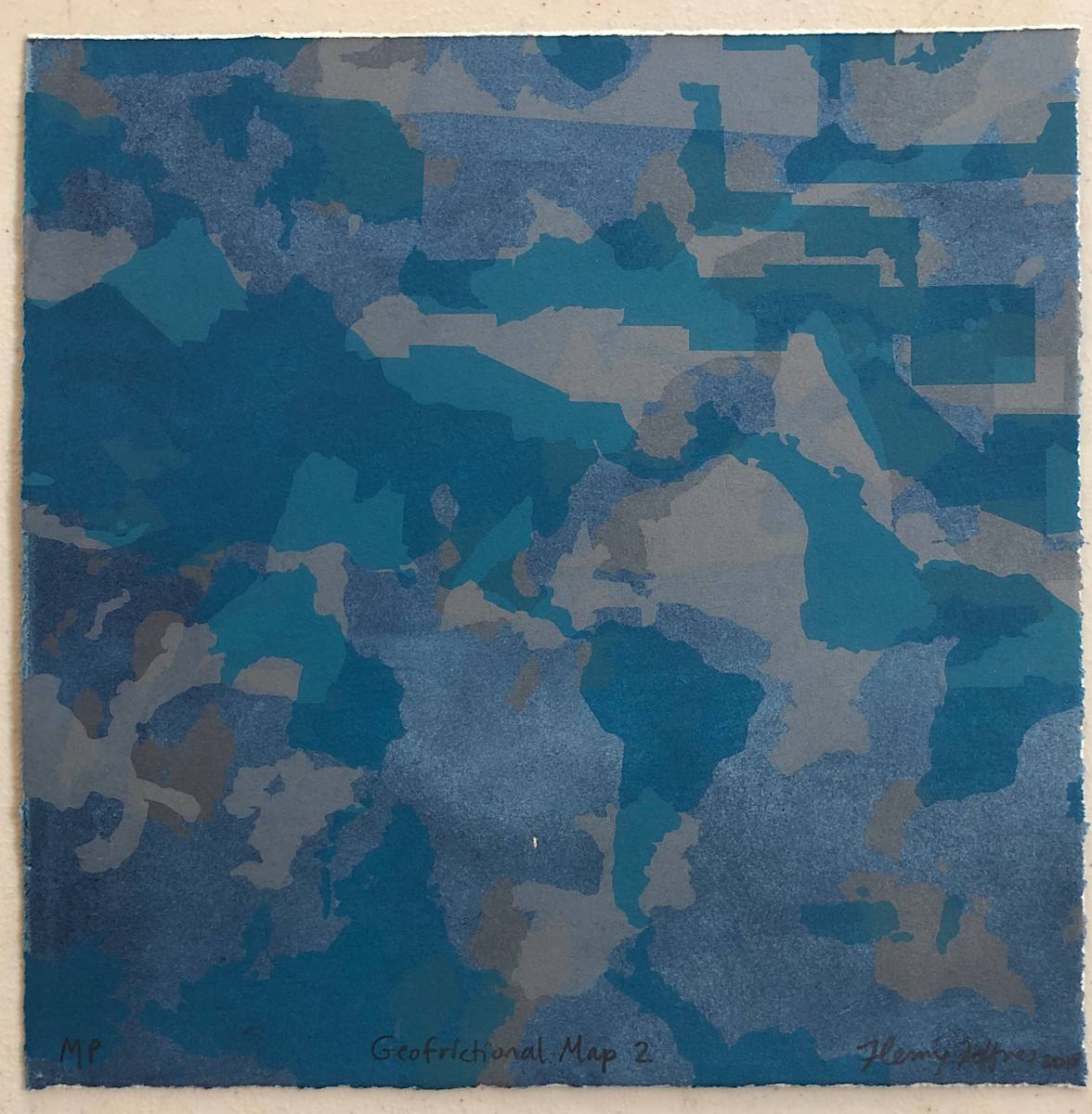 Geofrictional Map 2 by Fleming Jeffries, Image 1.
