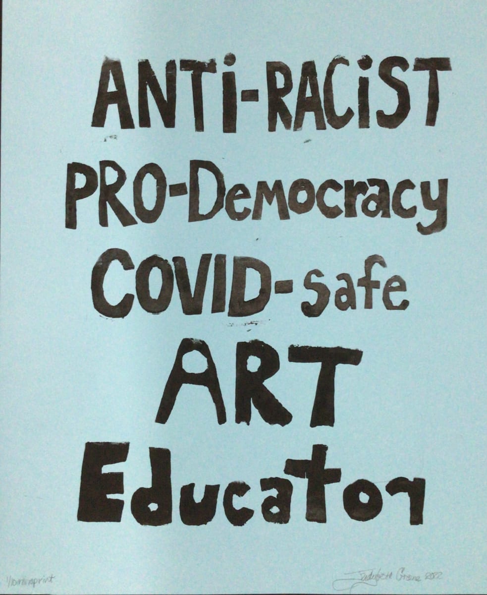 Anti-Racist Art Educator by Judybeth Greene 