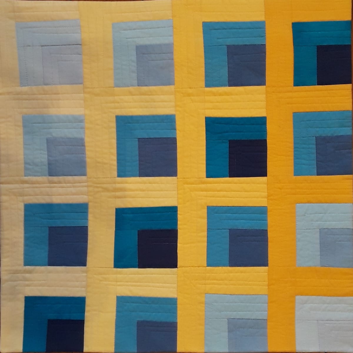 Playing with Color Value: Blue and Yellow by Bonnie Magness-Gardiner 