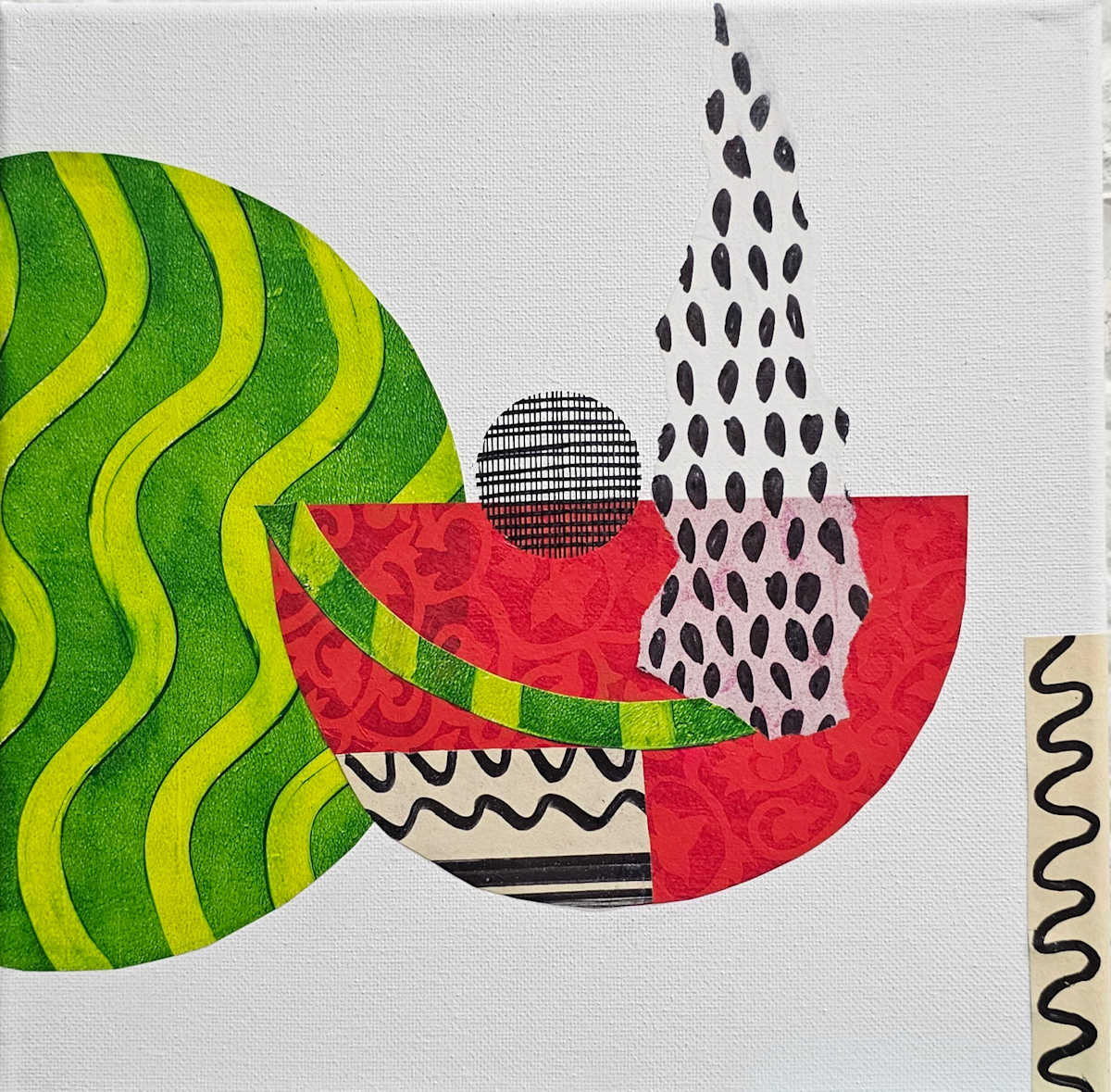 Palestinian Flag Deconstructed by Dana Hallman 