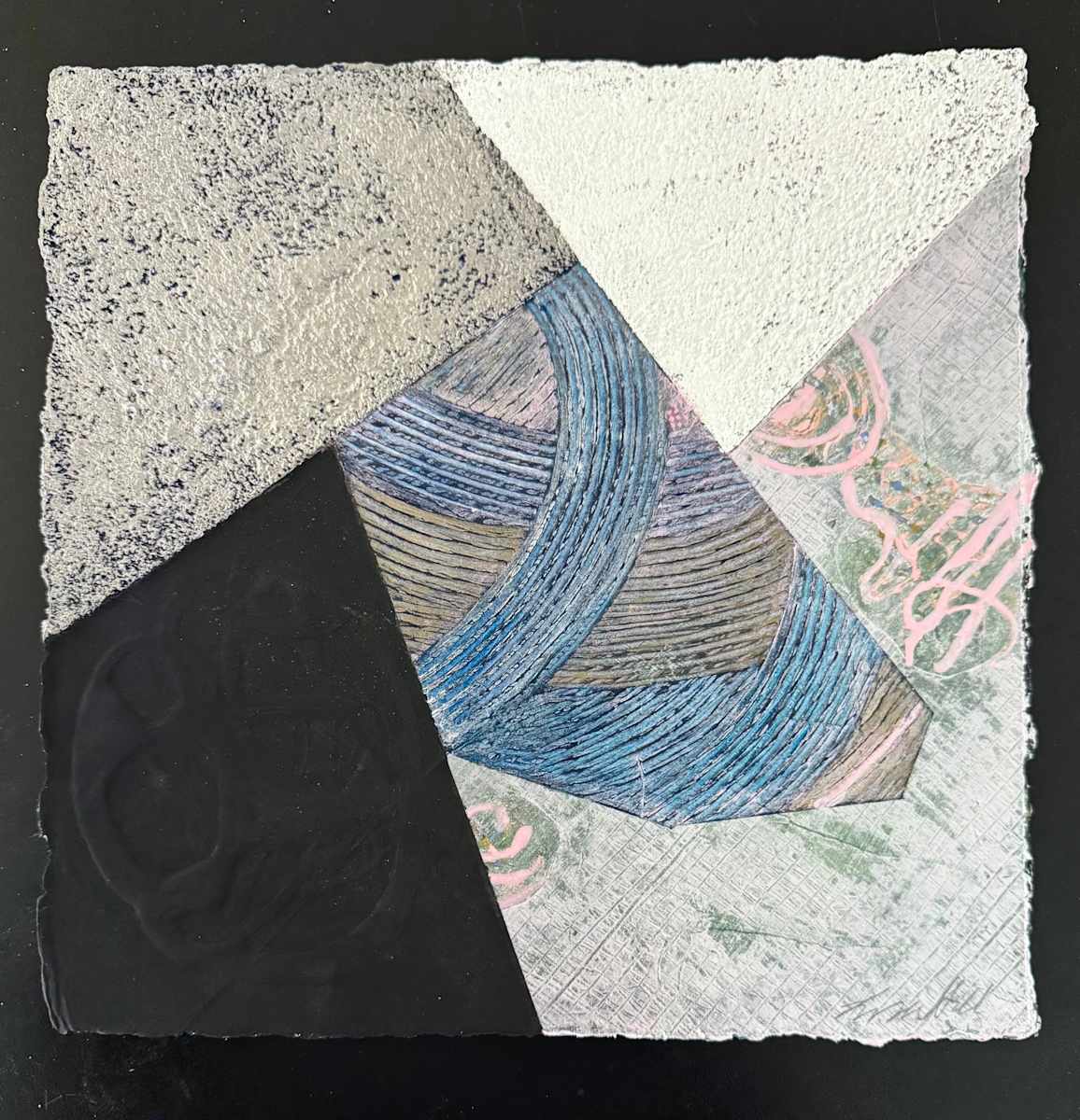 Crossing Lines Cold and Warm by Lisa Hill 