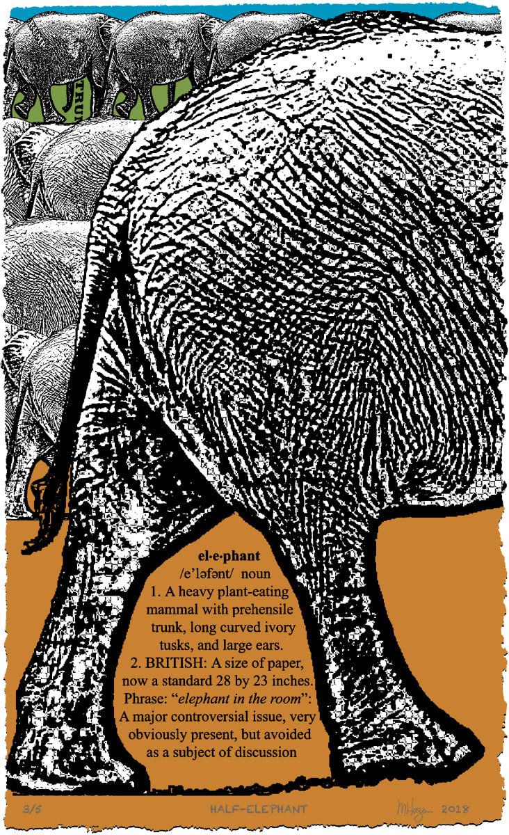 Half-Elephant by Mike Hagan 