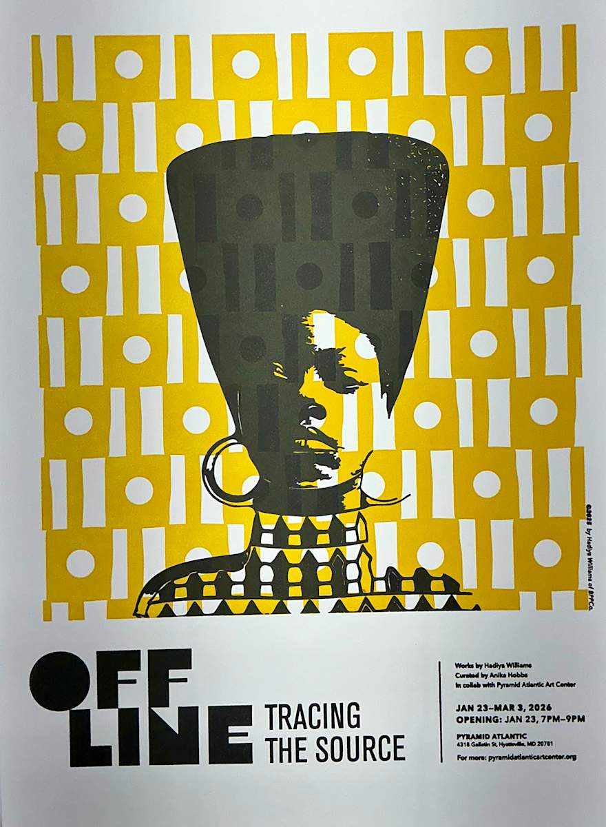 Offline Exhibition Poster (Sun) by Hadiya Williams 