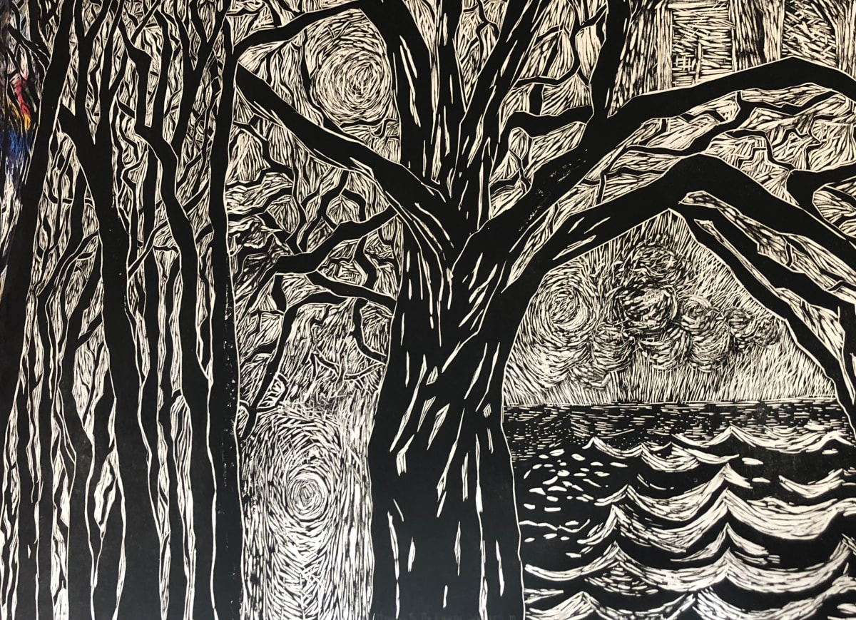 Homage to Earth Spirits III (Black) by Barbara Kerne 