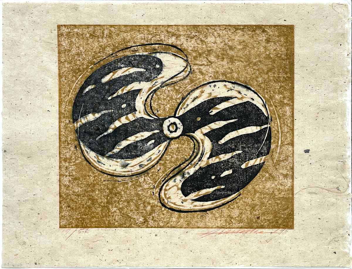 Wind by Akira Kurosaki  Image: Print 17/50