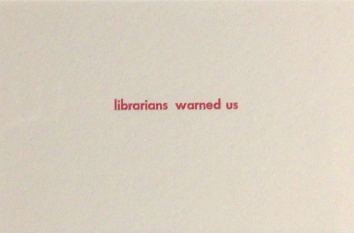 librarians warned us by Amanda Levendowski 