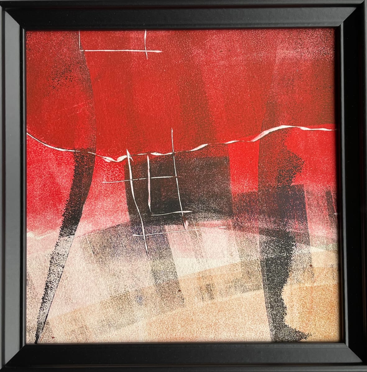 Monoprint II by Nanette Roche 