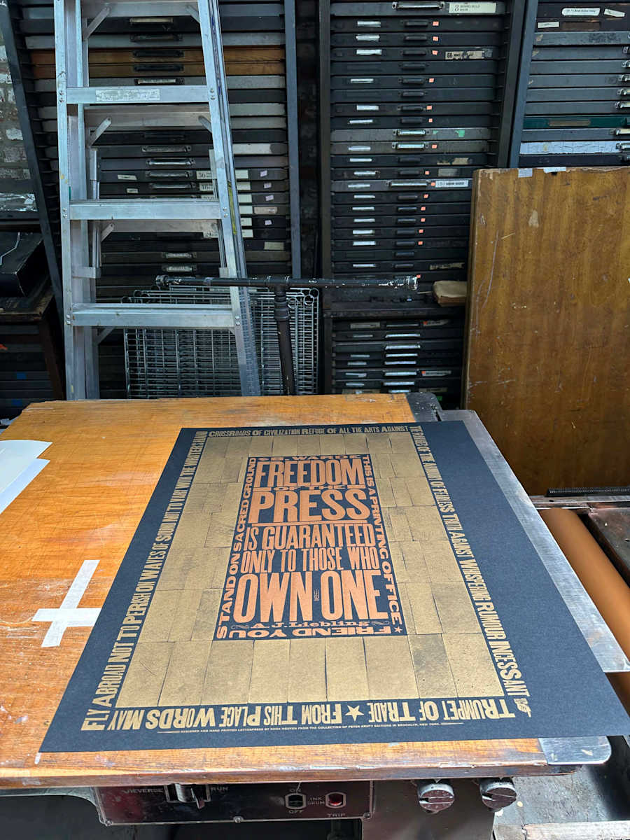 Freedom of the Press - This is a Printing Office by Khoa Nguyen 