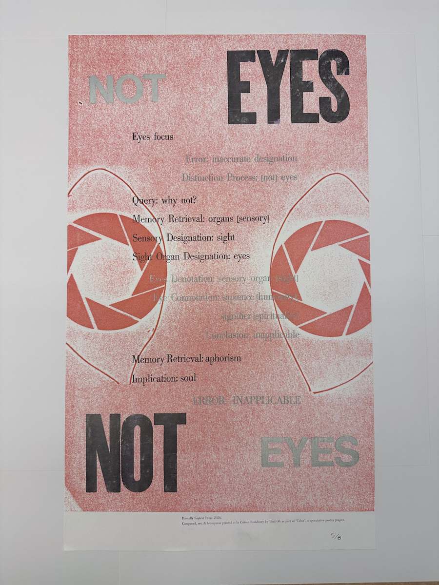 Not Eyes by Paul Oh 