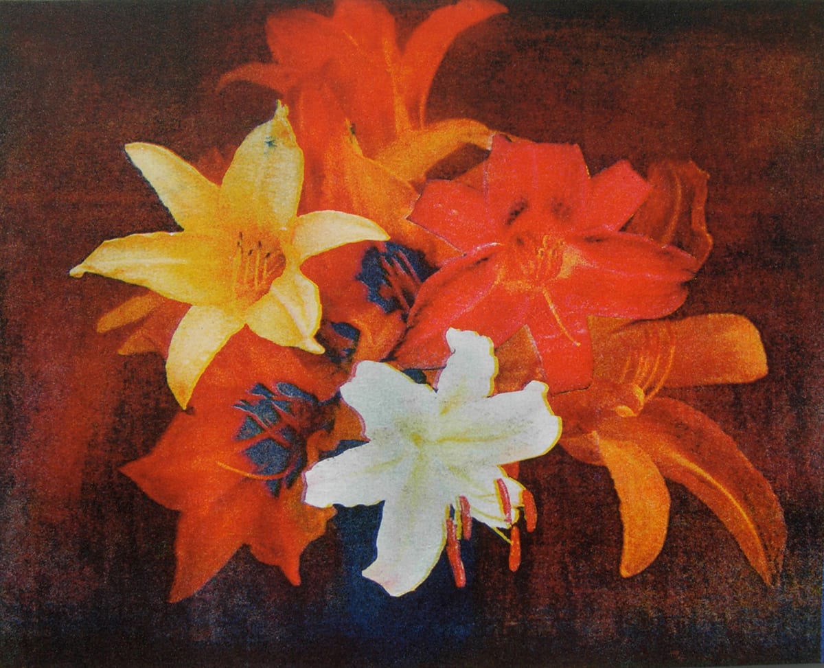 Lilies I by Mary D. Ott 