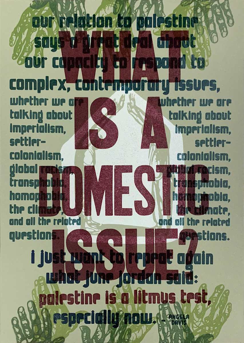 What Is a Domestic Issue? [Palestine is a Litmus Test] by Etai Rogers-Fett, Image 3.