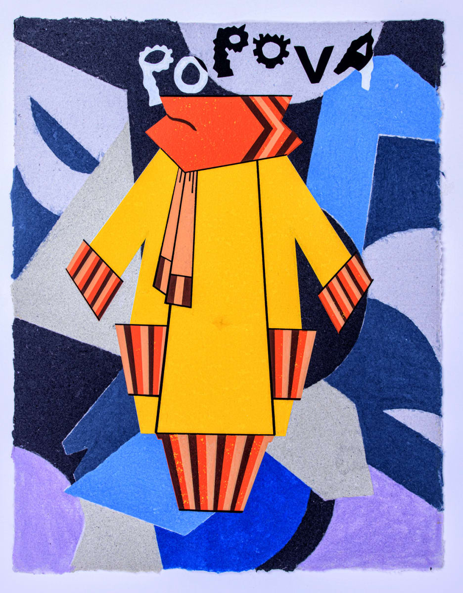 Popova, from the portfolio  Delaunay, Goncharova, Popova and Me by Miriam Schapiro  Image: Photograph by StereoVision