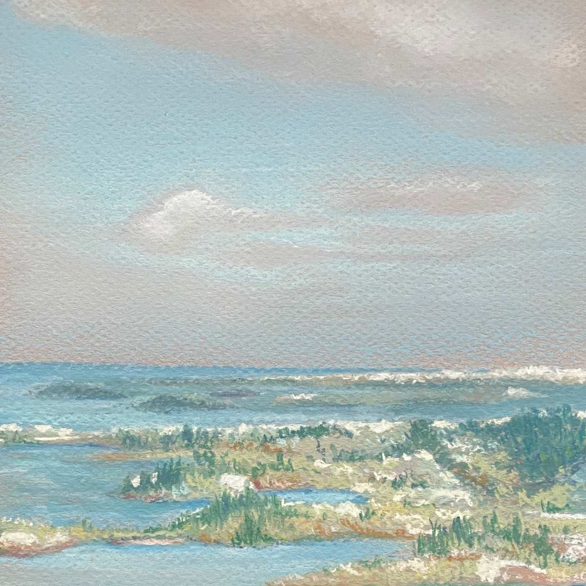 Water Meets Sky, Study #1 by Jen Sheckels 