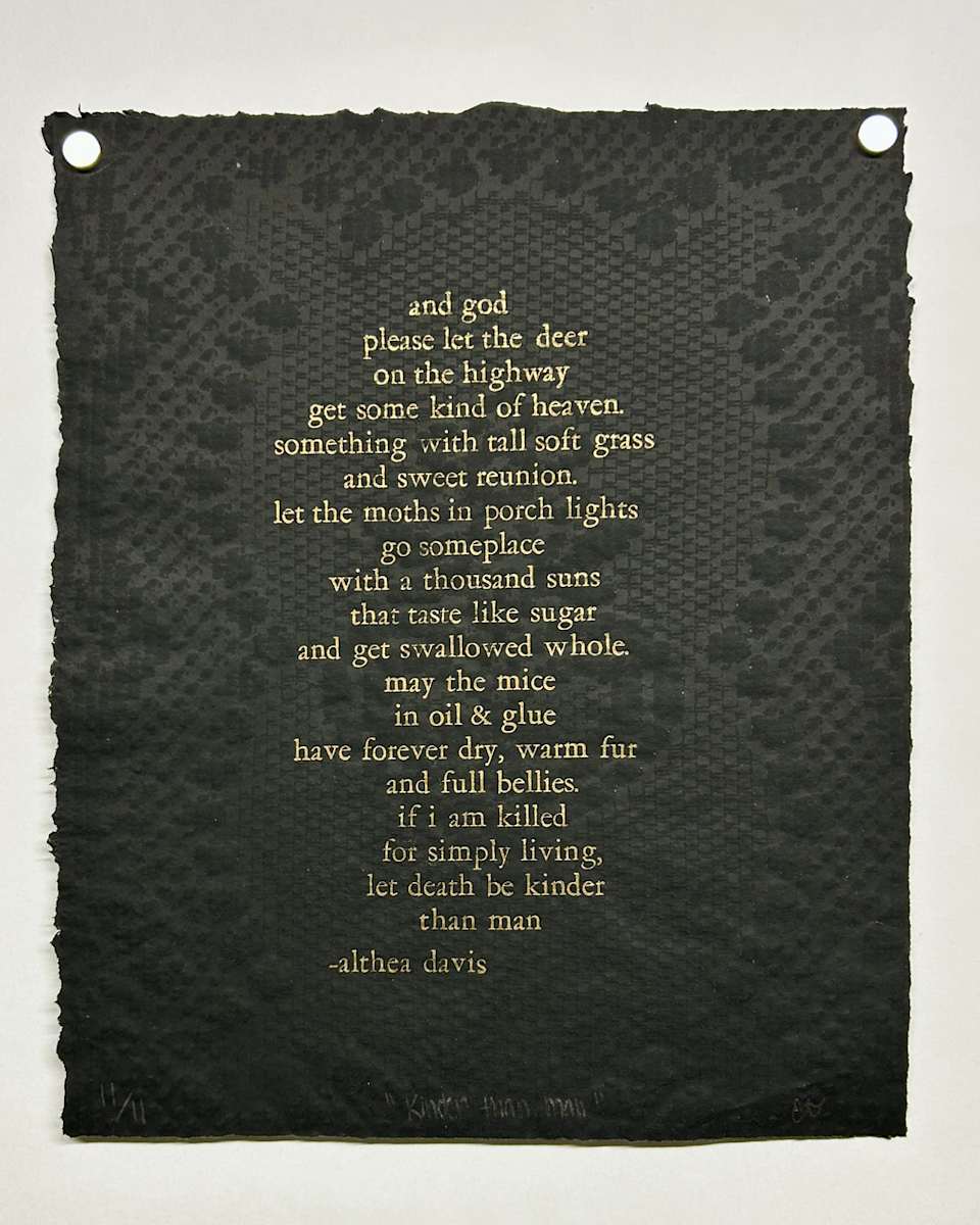 kinder than man by Emily Tamulewicz 