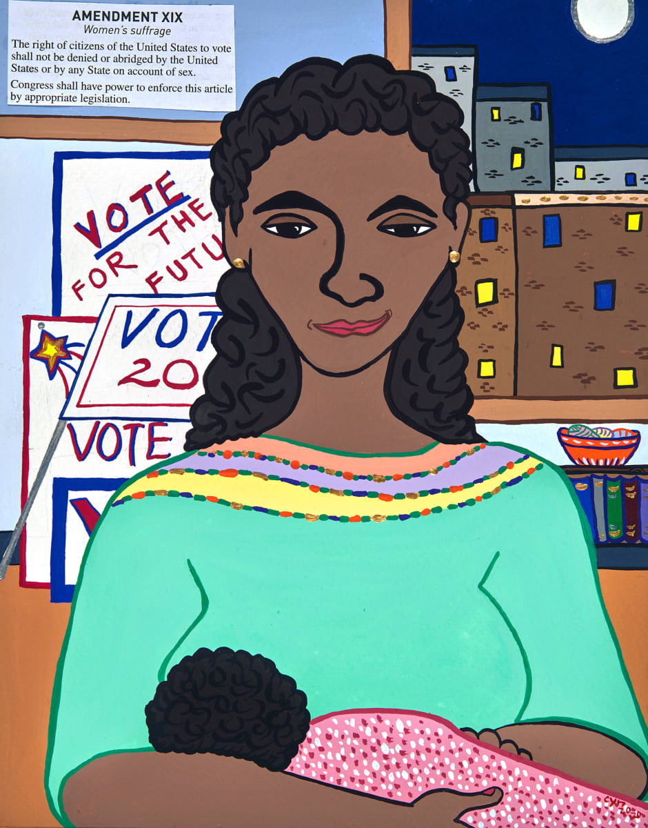 Vote for Her Future by Cynthia  Farrell Johnson 