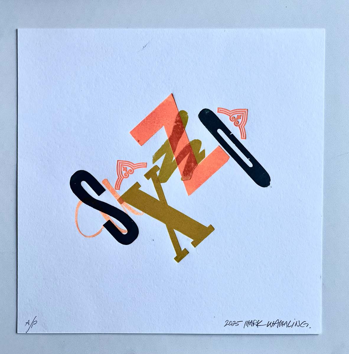 Untitled (X) by Mark Wamaling 