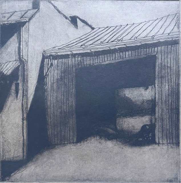 Shed In Brunswick by Ellen Verdon Winkler 