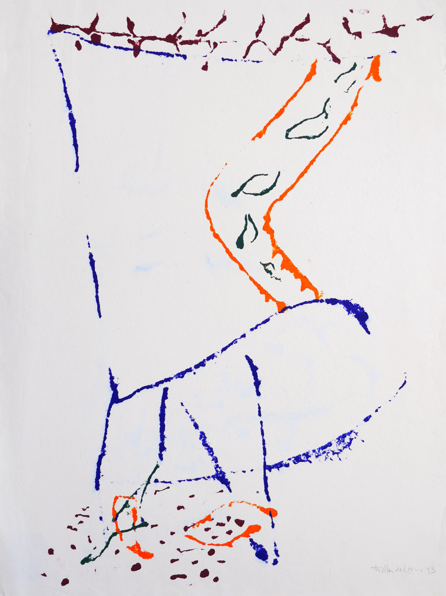 Untitled (Blue Orange) by Willem de Looper 